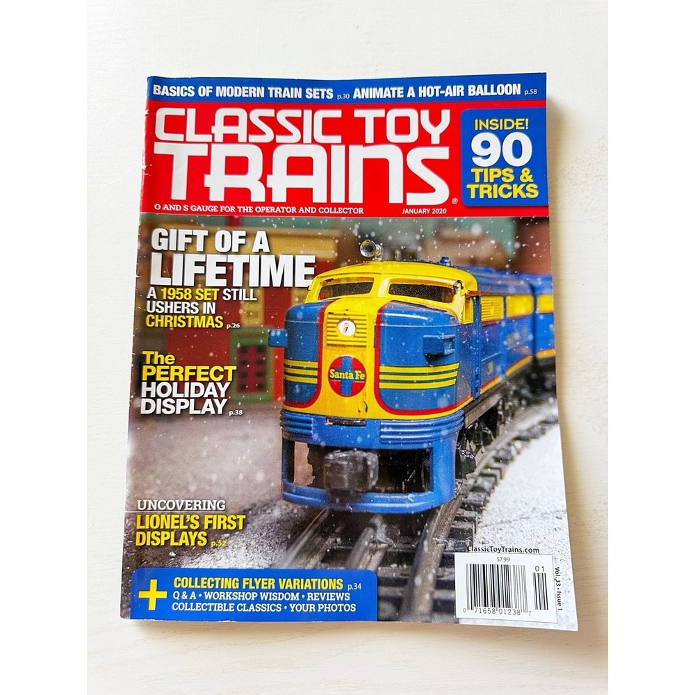 Classic Toy Trains Magazine O & S Gauge January 2020 Volume 33 Issue 1